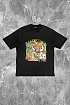 Чёрная оверсайз футболка Balenciaga Year Of The Tiger