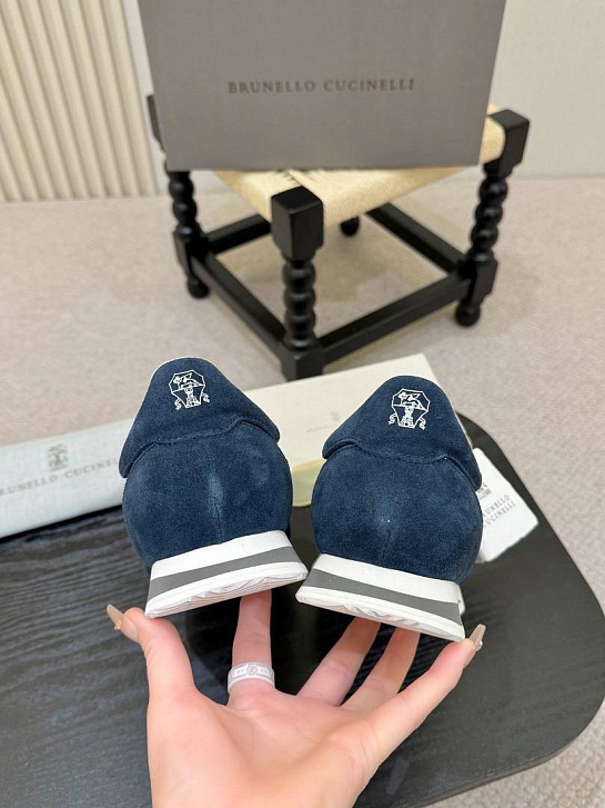 Мужские кроссовки Brunello Cucinelli low-top - Navy
