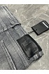 Джинсовые шорты Dsquared2 серого цвета