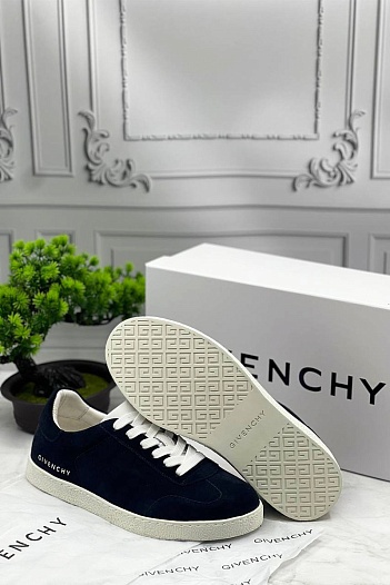Мужские замшевые кроссовки Givenchy Town - Navy   