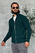 Мужской свитер зелёного цвета Kiton