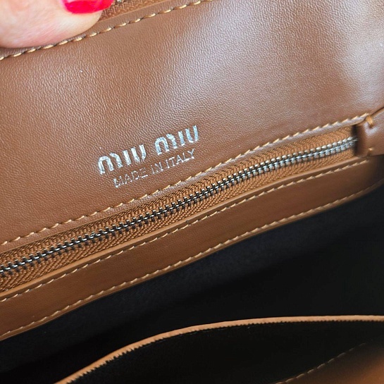 Женская замшевая сумка MIU MIU 32x18 см