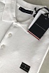 Классическое мужское поло Tommy Hilfiger белого цвета