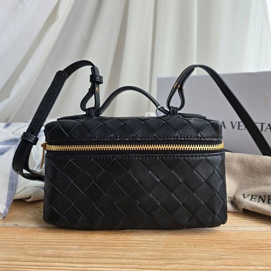 Женская сумка Bottega Veneta 20x11 см - Black