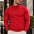 Мужской красный джемпер Lacoste Zip Neck
