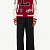 Мужской красный бомбер Louis Vuitton Baseball multi-patch