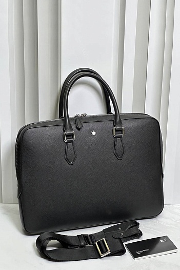 Кожаный портфель Montblanc Sartorial premium 39x28x5 см   