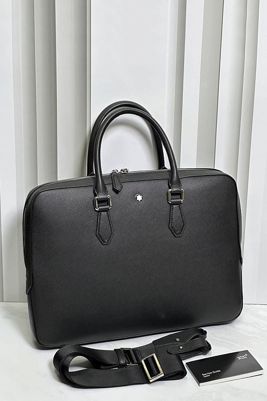 Кожаный портфель Montblanc Sartorial premium 39x28x5 см