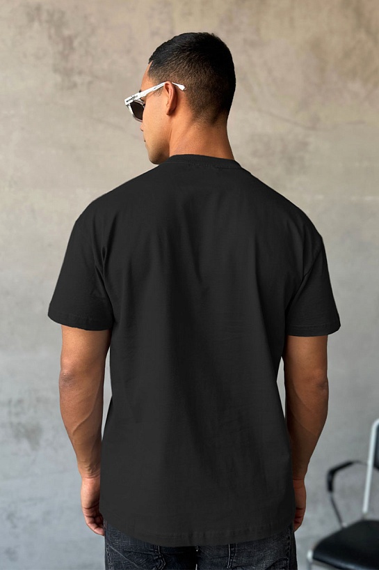 Мужская футболка Dior logo-embroidered - Black