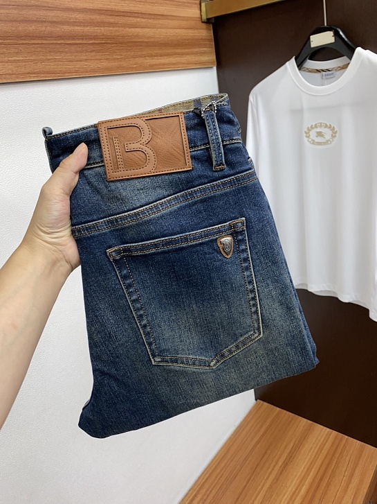Мужские синие джинсы Burberry premium