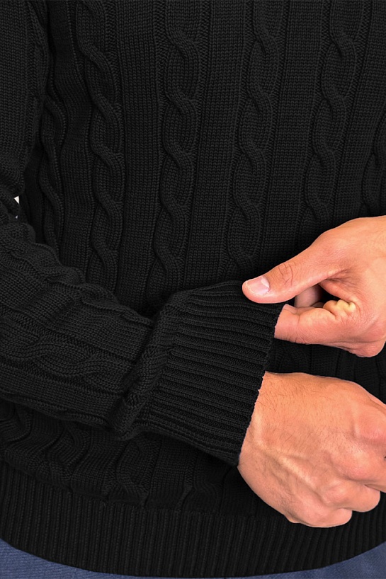 Мужской свитер Polo Ralph Lauren cable-knit - Black