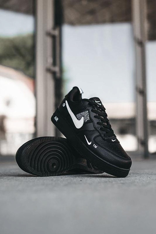 Кроссовки Nike Air Force 1 '07 LV8 Utility Low - Black