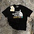 Чёрная оверсайз футболка Gucci x The North Face Collaboration
