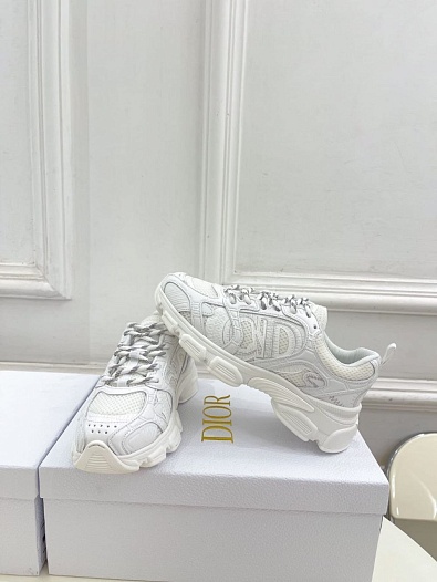 Женские кроссовки Dior Chrono Premium - White   