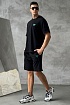 Мужские шорты Bottega Veneta embossed - Black