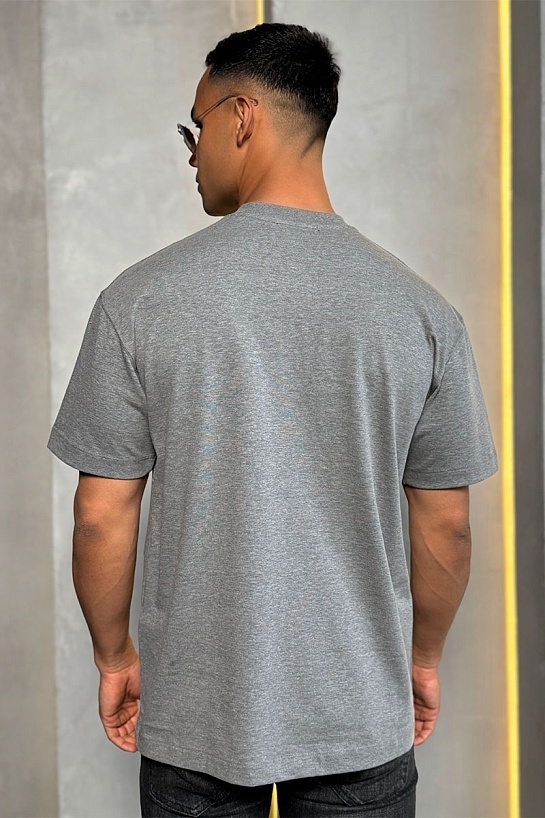 Футболка Dolce & Gabbana logo-plaque - Grey