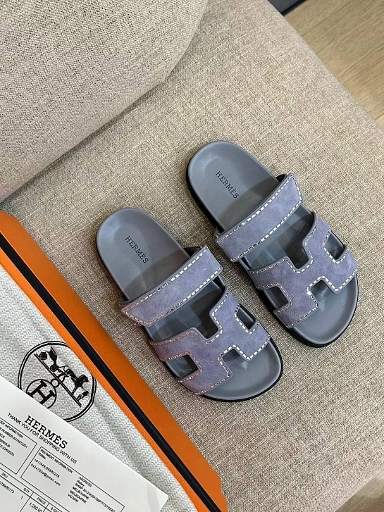 Женские сандалии Hermes Premium - Blue