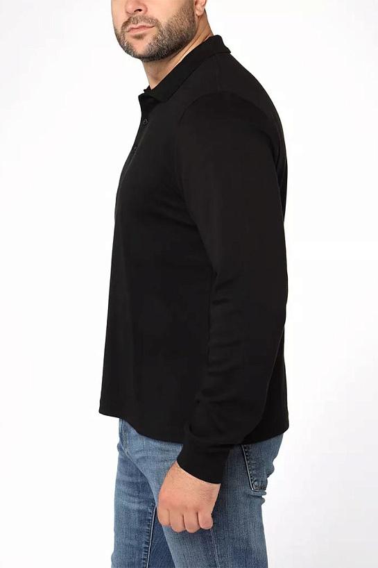 Поло с длинным рукавом Armani Exchange logo-embroidered