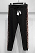 Мужские чёрные штаны Dolce&Gabbana "Leopard"