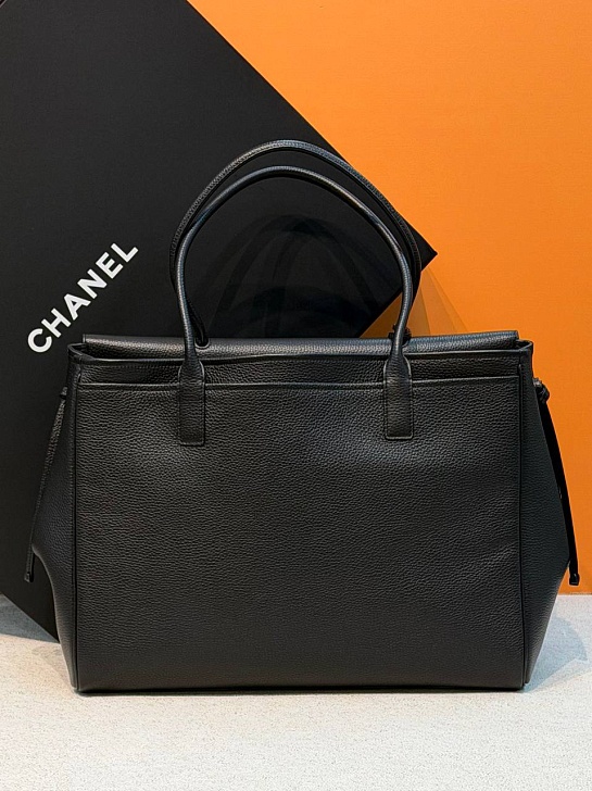 Кожаная сумка Chanel Shopping premium 45x32x17 см