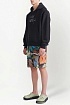 Мужское чёрное худи Off-White Arrows logo-print