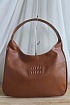 Кожаная сумка MIU MIU 39x22 см - Brown