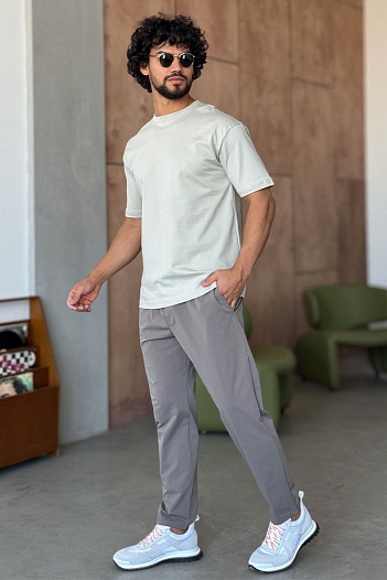 Мужская бежевая футболка Y-3 Yohji Yamamoto   