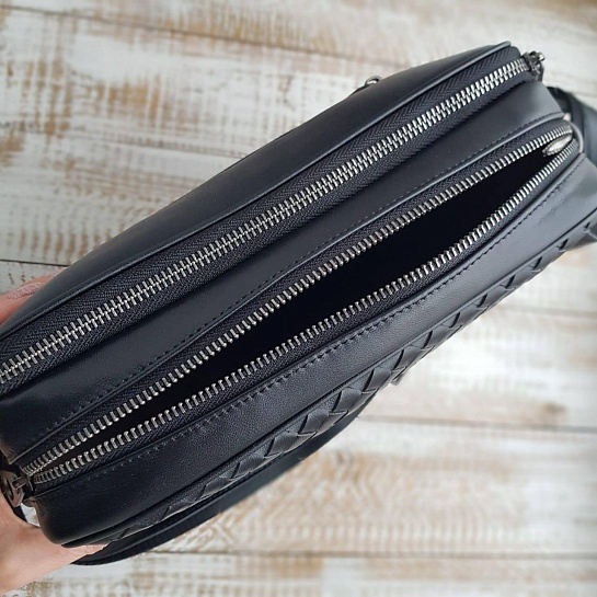Кожаная сумка Bottega Venetta 28х9х23 см