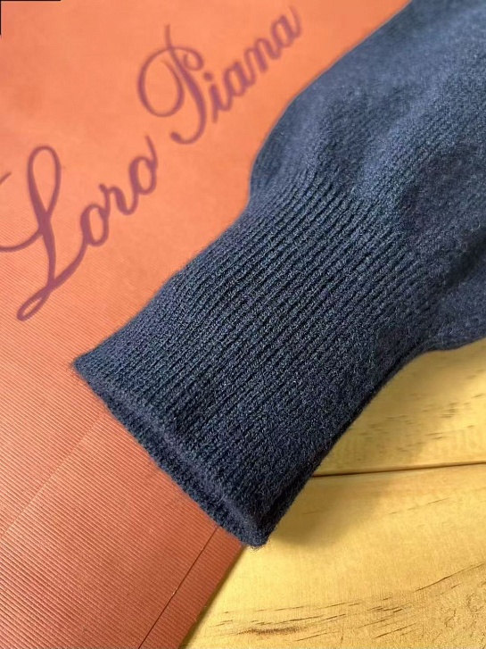 Мужская водолазка Loro Piana Premium - Black Blue