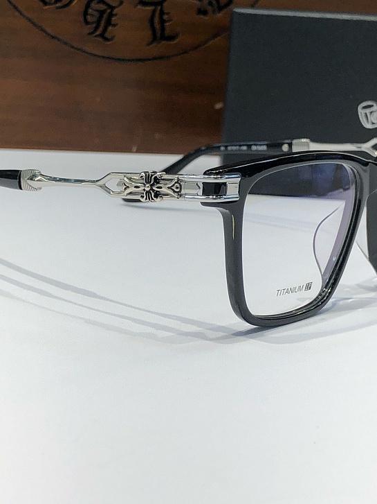 Очки Chrome Hearts с прозрачными линзами