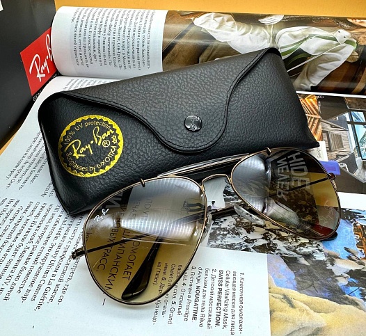Солнцезащитные очки Ray-Ban Aviator Large Metal   