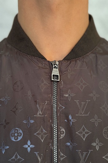 Мужской бомбер Louis Vuitton Monogram - Brown   