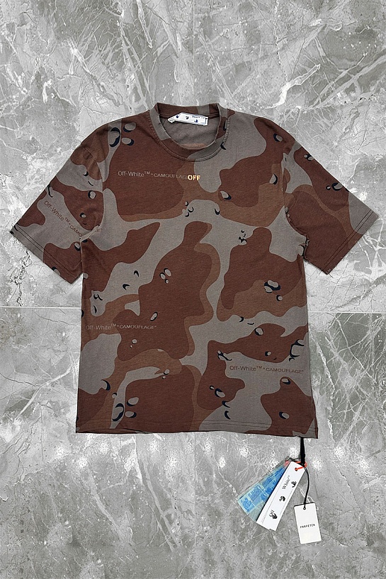 Оверсайз футболка Off-White Arrows Camo