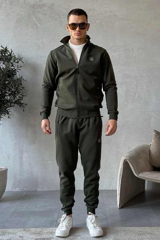 Спортивные штаны Armani Exchange logo-patch - Green