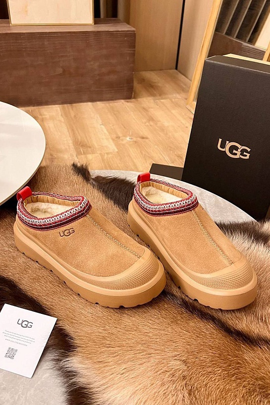 Женские замшевые ботинки UGG Tasman Hybrid - Chestnut