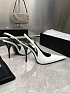 Женские кожаные туфли на каблуке Yves Saint Laurent premium