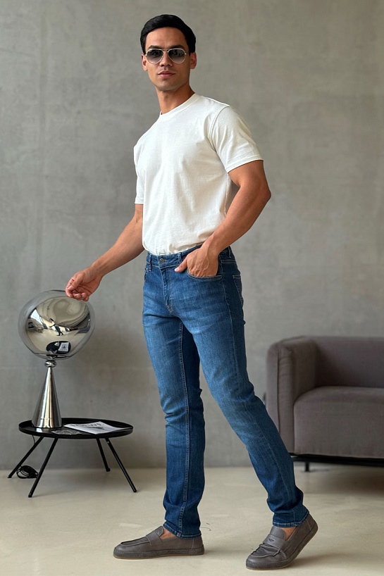 Мужские синие джинсы Tommy Hilfiger Austin Slim Tapered