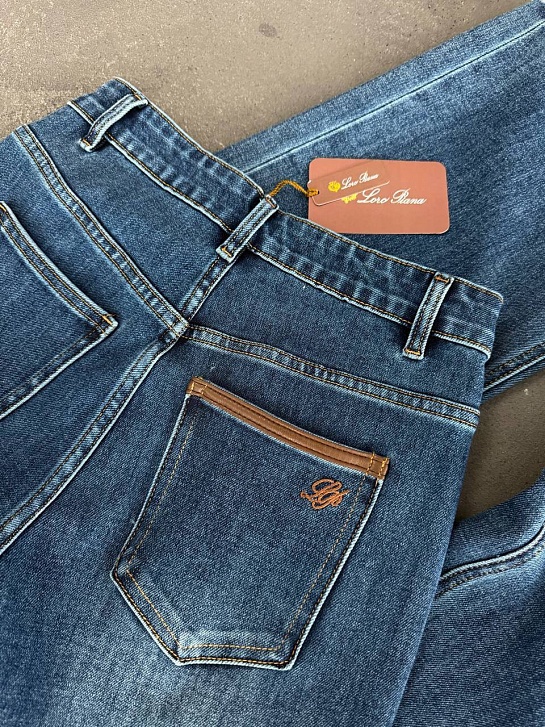 Женские джинсы Loro Piana premium - Blue