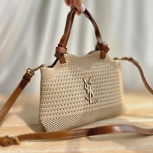 Плетёная сумка Yves Saint Laurent 21x15 см   
