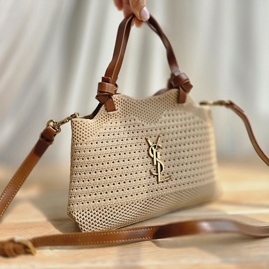 Плетёная сумка Yves Saint Laurent 21x15 см