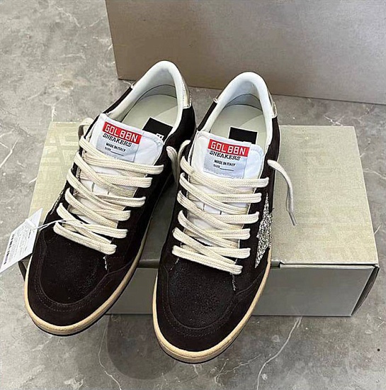 Женские кожаные кроссовки Golden Goose Ball Star premium