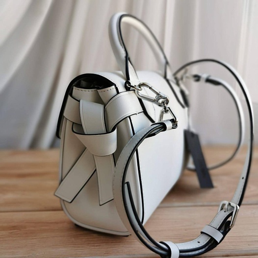 Женская кожаная сумка Karl Lagerfeld 23x17 см   