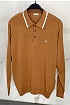 Поло с длинным рукавом Etro Pegaso logo - Brown
