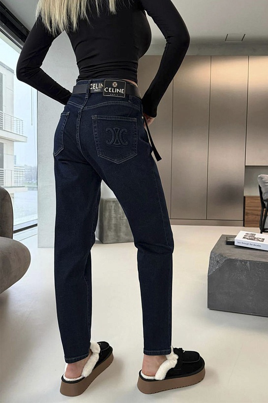 Женские синие джинсы Celine