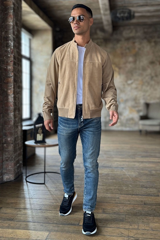 Куртка бежевого цвета Brunello Cucinelli Premium