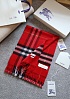 Шарф Burberry two-tone Check premium 168x30 см - Red