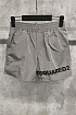 Мужские серые шорты Dsquared2