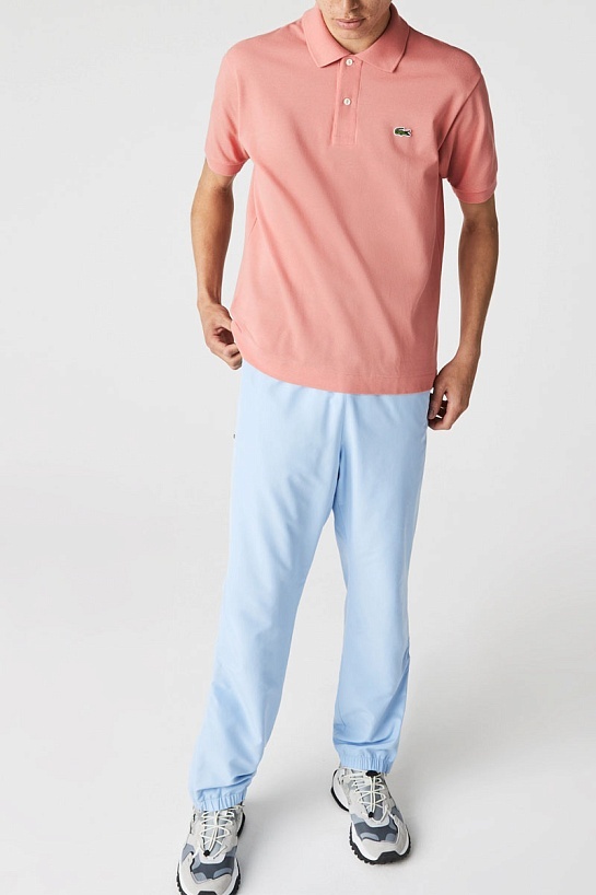 Мужское персиковое поло Lacoste Classic Fit