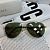 Солнцезащитные очки Versace Aviator - Green / Gold