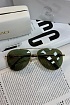 Солнцезащитные очки Versace Aviator - Green / Gold